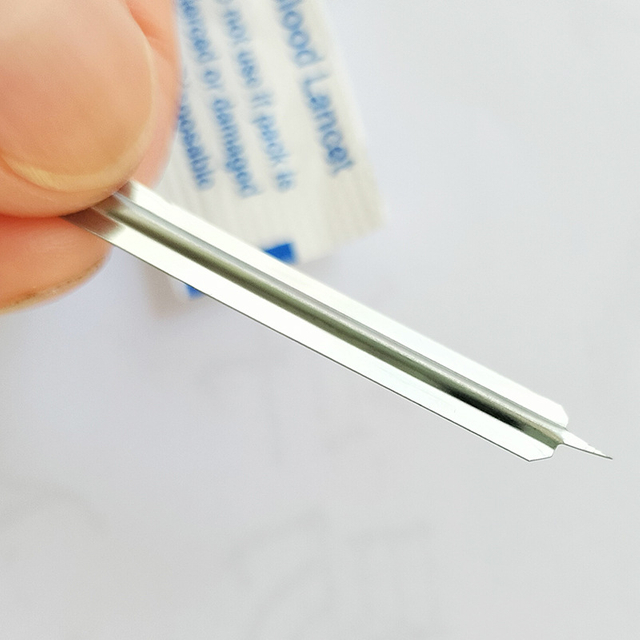 High Quality Sterile Medical Disposable Stainless Steel Blood Lancet